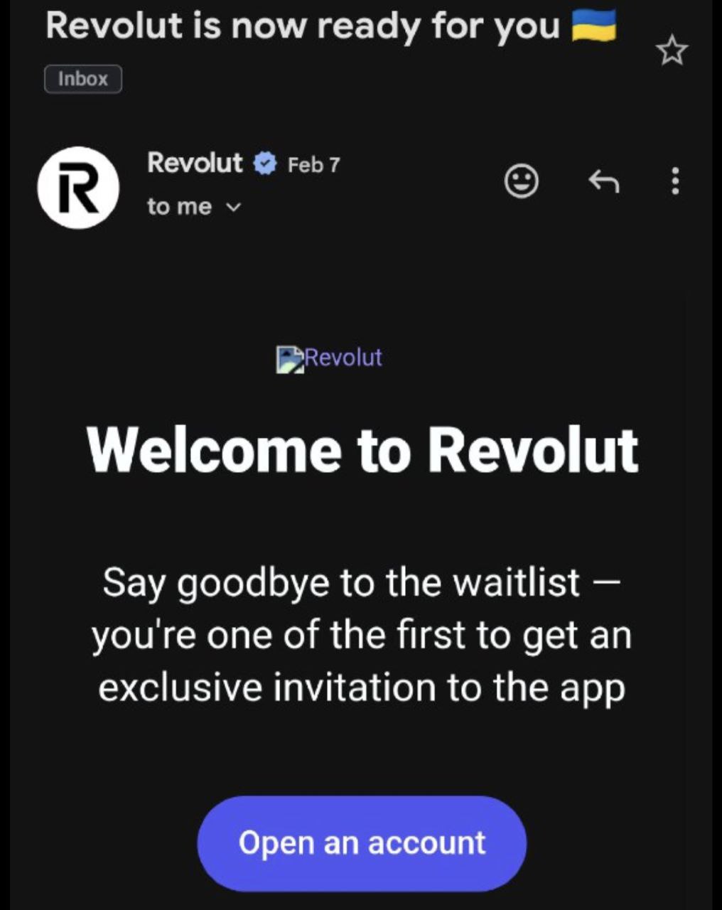 Revolut UA accounts