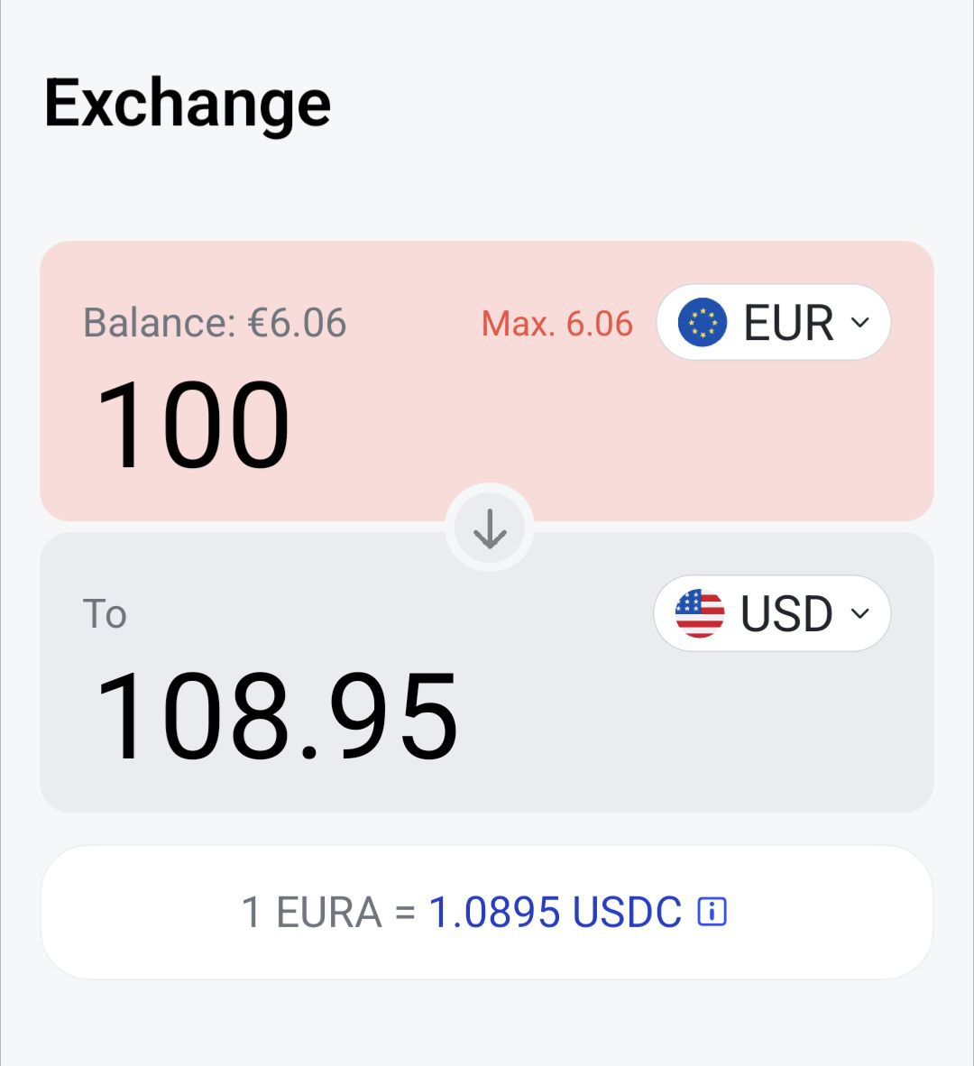 Bleap EUR/USD exchange — фото 2